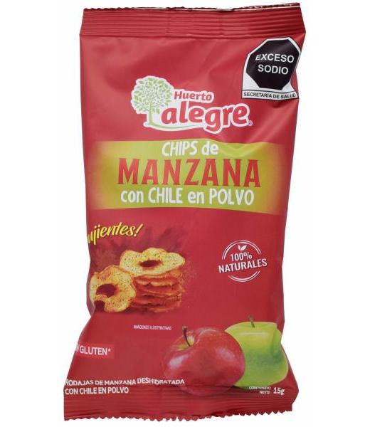 CHIPS MANZANA CHILE 15 G HUERTO ALEGRE