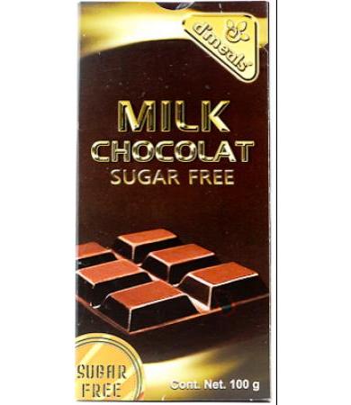 CHOCOLATE CON LECHE SIN AZUCAR 100 G D MEALS