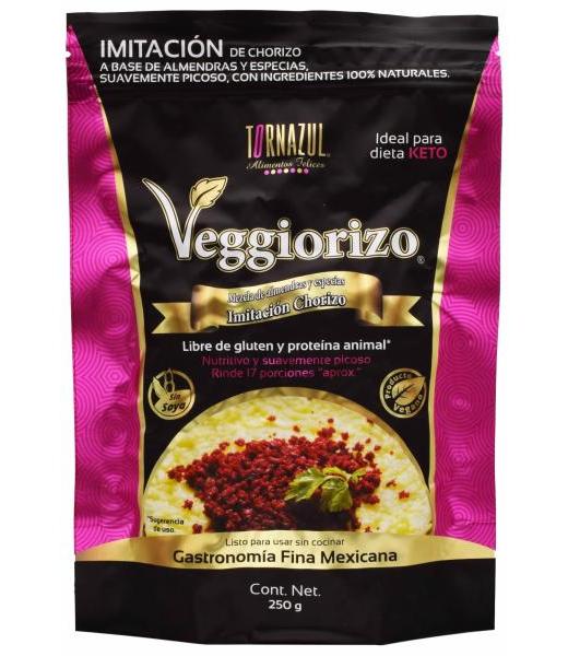 CHORIZO KETO 250 G VEGGIORIZO
