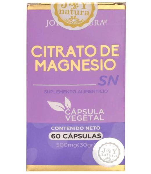 CITRATO DE MAGNESIO MELATONINA SN 60 CAP JOY NATURA