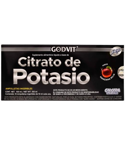 CITRATO DE POTASIO MANZANA 10 AMP GN + VIDA