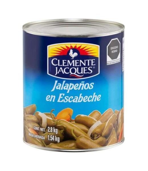 CLEMENTE JACQUES CHILES JALAPEÑOS 2.8 KG