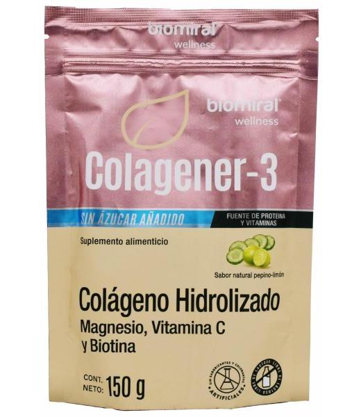 COLAGENO MAGNESIO VIT C BIOTINA PEPINO LIMON 150 G BIOMIRAL