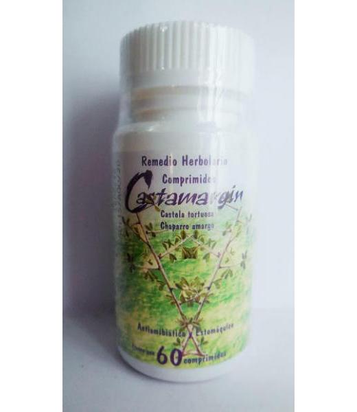 COMPRIMIDO CASTAMARGIN C 60 ANTIAMIBIATICO Y ESTOMAQUICO OCOTZOTL