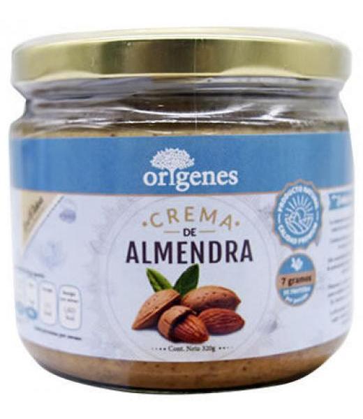 CREMA DE ALMENDRA 320 G ECOIDEA ORIGENES
