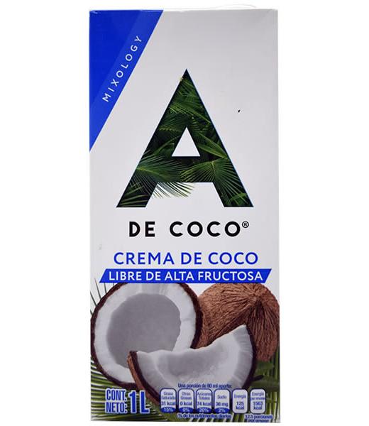 CREMA DE COCO 1 L A DE COCO