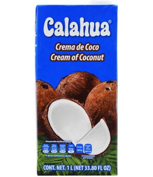 CREMA DE COCO 1 L CALAHUA