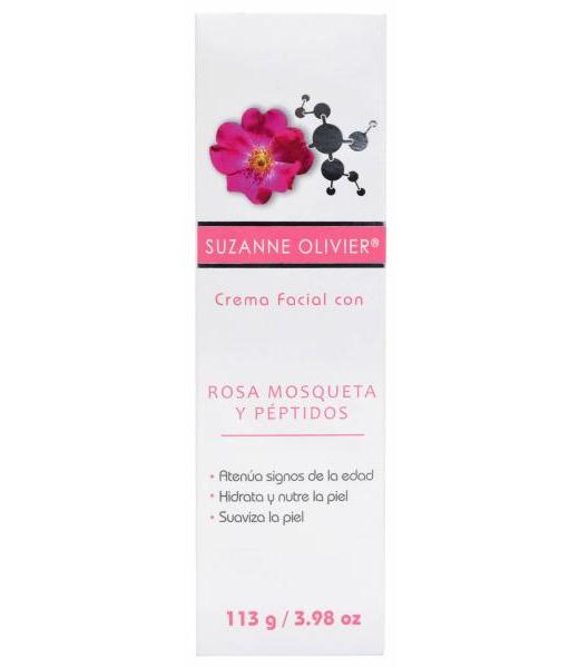 CREMA FACIAL ROSA MOSQUETA PEPTIDOS 113 G SUZANNE OLIVIER