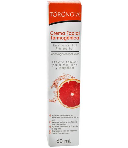 CREMA FACIAL TERMOGENICA 60 ML TORONGIA