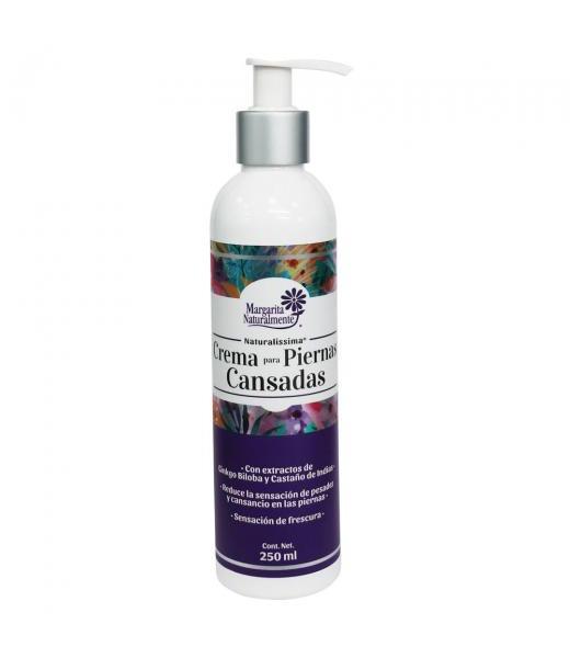 CREMA PIERNAS CANSADAS 250ML EXTRACTOS DE GINKO BILOBA Y CASTAño dE MARGARITA SANAMENTE