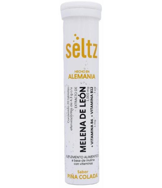 EFERVECENTES MELENA DE LEON PIÑA COLADA 20 TAB SELTZ