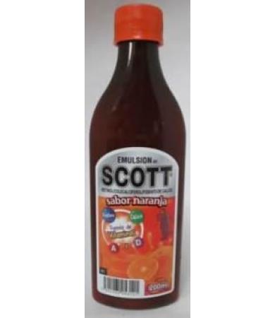 EMULSION DE SCOTT SABOR NARANJA 200 ML