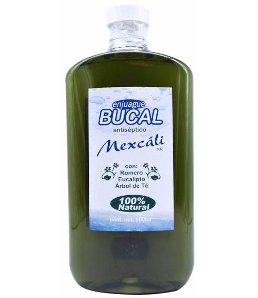 ENJUAGUE BUCAL ANTISEPTICO 500 ML MEXCALI