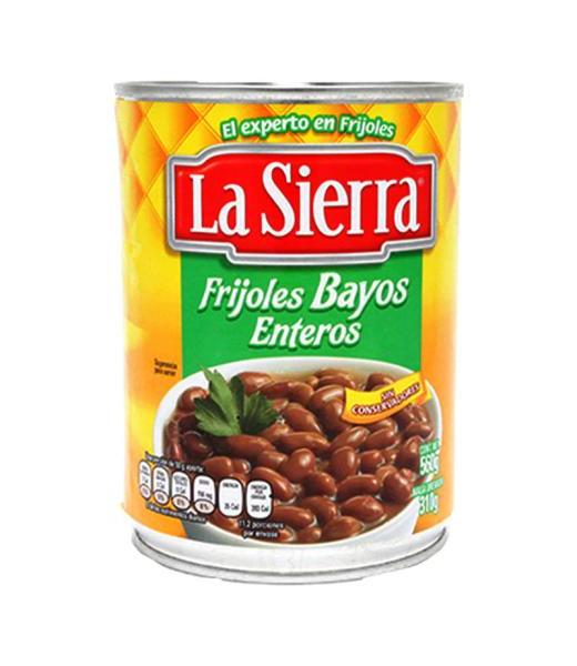 FRIJOLES ENTEROS BAYOS LA SIERRA 560 GR