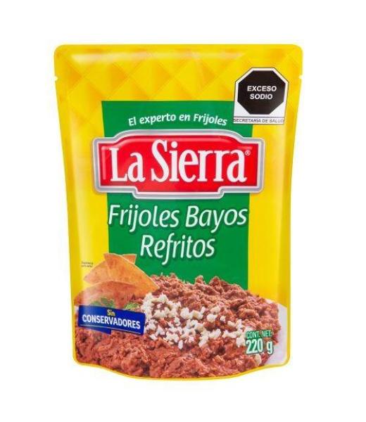 FRIJOLES REFRITOS BAYOS LA SIERRA 220 GR