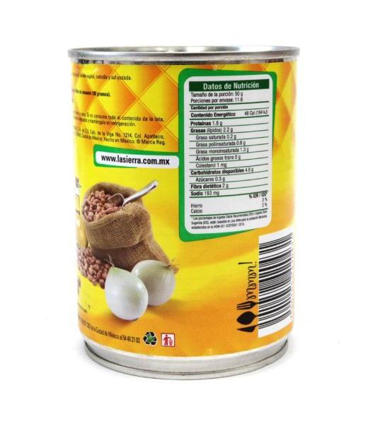 FRIJOLES REFRITOS BAYOS LA SIERRA 580 GR
