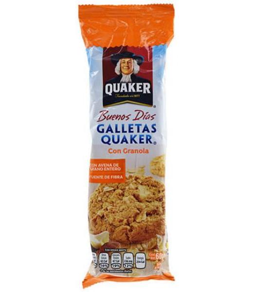 GALLETA DE AVENA Y GRANOLA 60 G GAMESA QUAKER