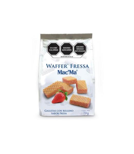 GALLETA MAC MA WAFER FRESA 70 GR