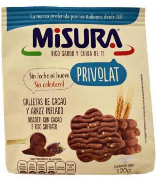 GALLETA DE CEREALES Y CACAO 105 G MISURA