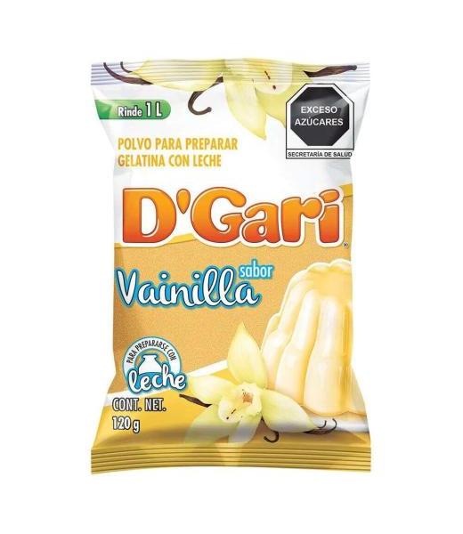 GELATINA DGARI SABOR LECHE VAINILLA 120 GR