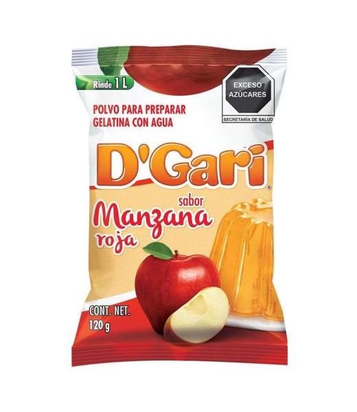 GELATINA DGARI SABOR MANZANA 120 GR
