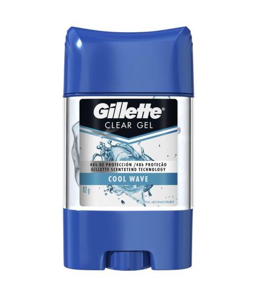 GILLETTE DESODORANTE GEL COOLWAVE DE 82 GR