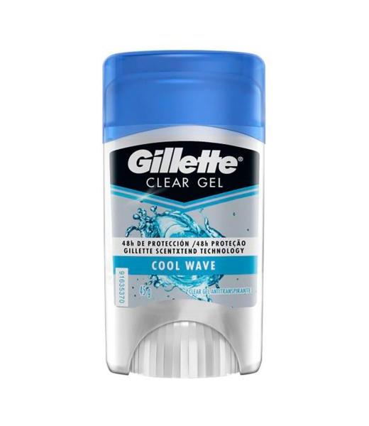 GILLETTE DESODORANTE GEL MINICLEAR COOL WAVE 45 GR