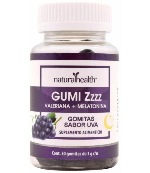 GOMITAS VALERIANA MELATONINA SAB UVA 30 GOMITAS NATURAL HEALTH