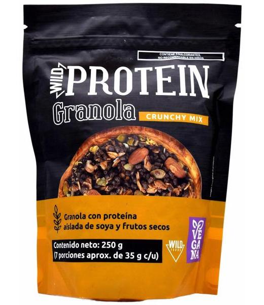 GRANOLA CRUNCHY MIX 250 G WILD PROTEIN