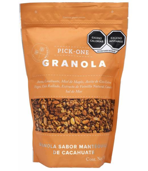 GRANOLA MANTEQUILLA DE CACAHUATE 300 G PICK ONE