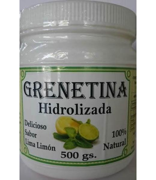 GRENETINA HIDROLIZADA SABOR LIMON 500 G LA HERBONATURISTA