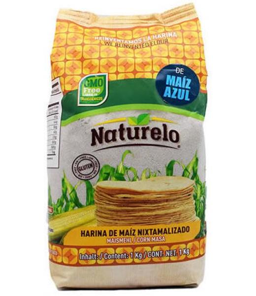 HARINA DE MAIZ AZUL NIXTAMALIZADO 1 KG NATURELO