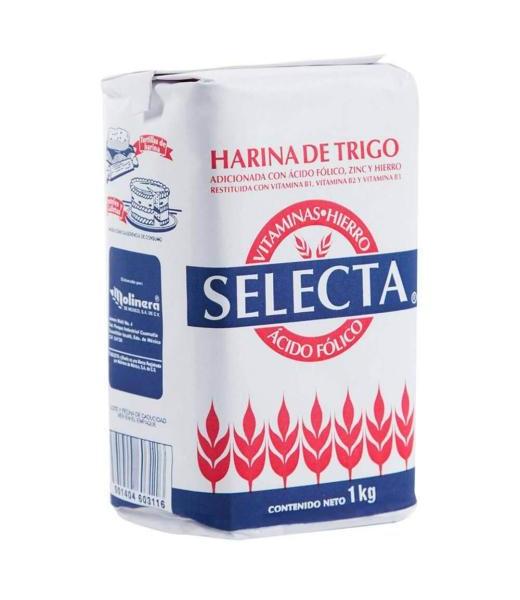 HARINA DE TRIGO SELECTA BOLSA 1 KILOGRAMO