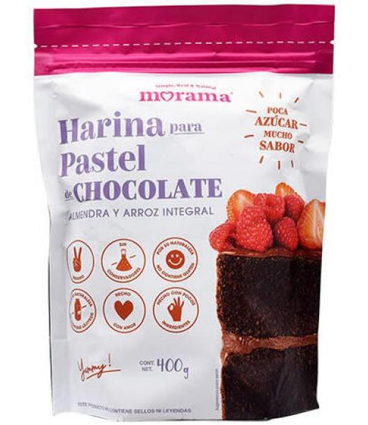 HARINA PARA PASTEL DE CHOCOLATE 400 G MORAMA