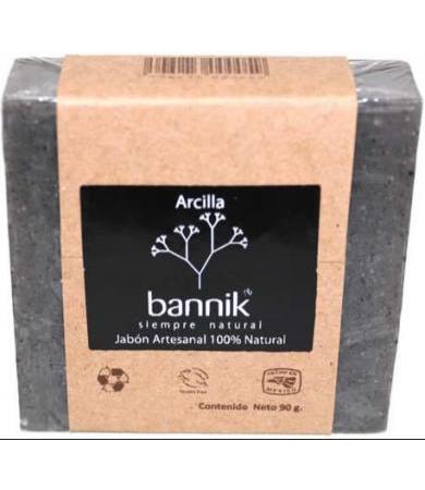 JABON ARTESANAL ARCILLA 90 G BANNIK
