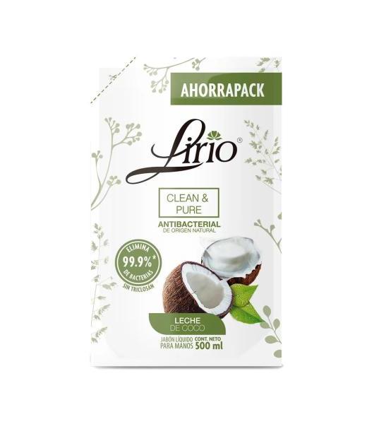JABON LIRIO C&P POUCH COCO LIQUIDO 500 ML