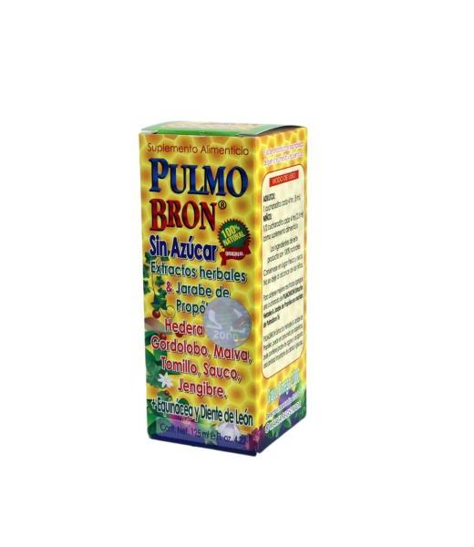 JARABE PULMO BRON SIN AZUCAR 125 ML. EXTRACTOS HERBALES & JARABE GRUPO OMEGA 2000