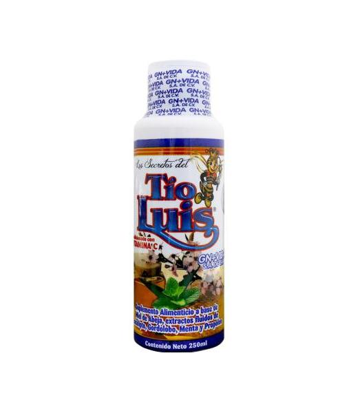 JARABE TIO LUIS ADULTO 250MLC VIT. C GN+VIDA
