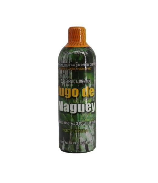 JUGO DE MAGUEY 500 ML TUMORES MALIGNOS COLITIS GASTRITIS DIABETES GRUPO OMEGA 2000