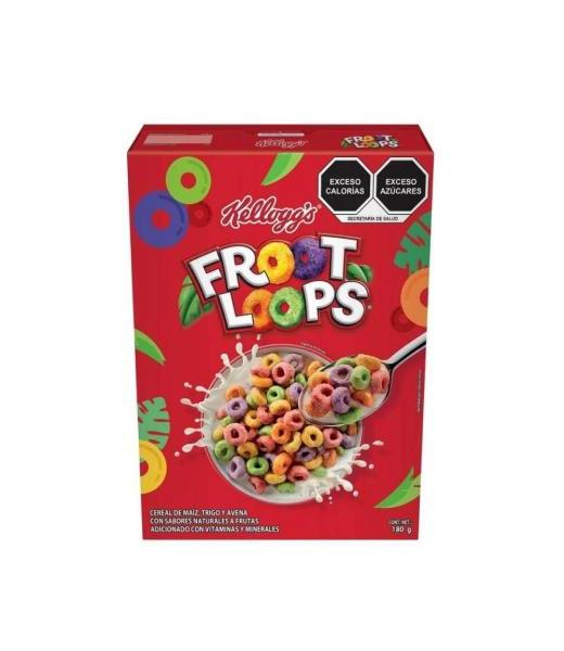 KELLOGGS FROOT LOOPS CEREAL 180 GR