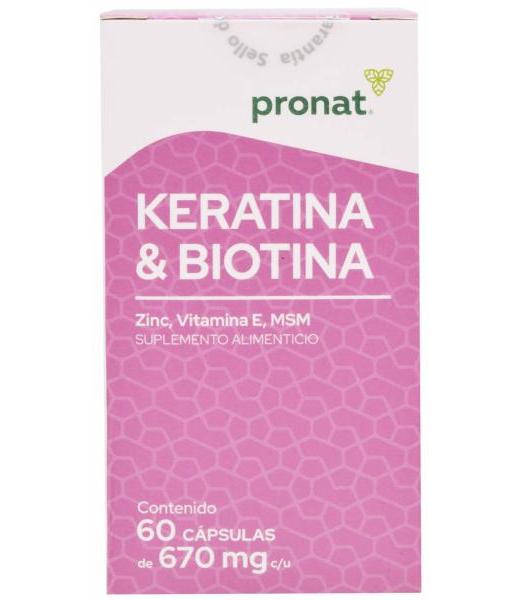 KERATINA BIOTINA 60 CAP PRONAT