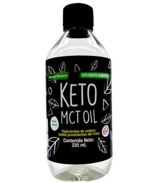 KETO MCT OIL 225 ML NATURAL WISDOM
