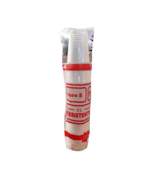 LA RESISTENTE VASO NO. 8 PLASTICO