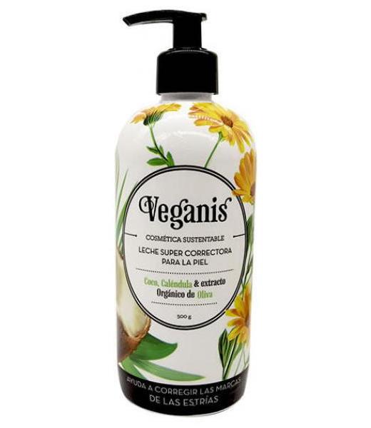 CREMA CORPORAL LECHE CON COCO CALENDULA Y OLIVA 500 G VEGANIS