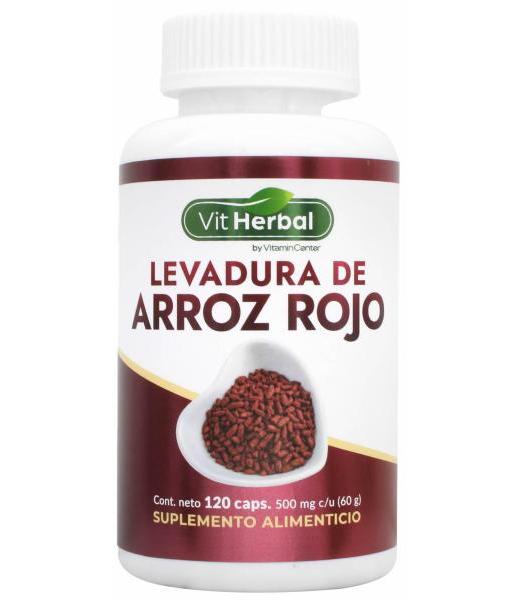 LEVADURA DE ARROZ ROJA 120 CAP VIT HERBAL