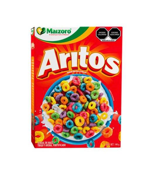 MAIZORO CEREAL ARITOS FRUTA 160 G