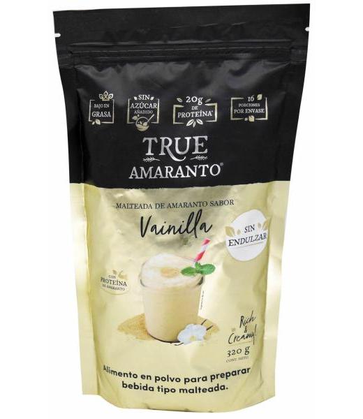 MALTEADA AMARANTO SAB VAINILLA 320 G TRUE AMARANTO