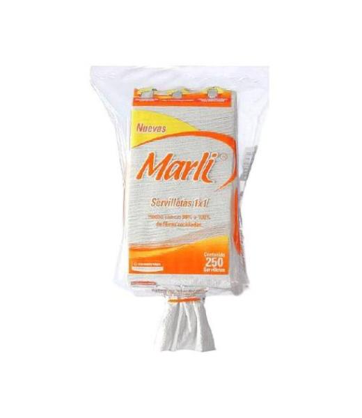 MARLI SERVILLETA 1X1 TAQUERA 250 PZ