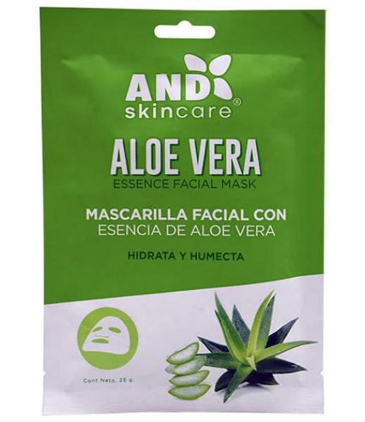MASCARILLA FACIAL DE ALOE VERA 25 G AND P 10