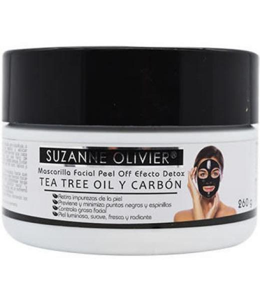 MASCARILLA FACIAL TEA TREE OIL Y CARBON 260 G SUZANNE OLIVIER